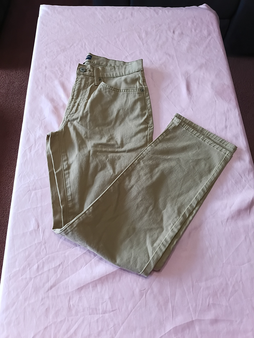 U.S. Polo Assn. Mens Activate Stretch Pants Sz. W28xL30 Khaki
